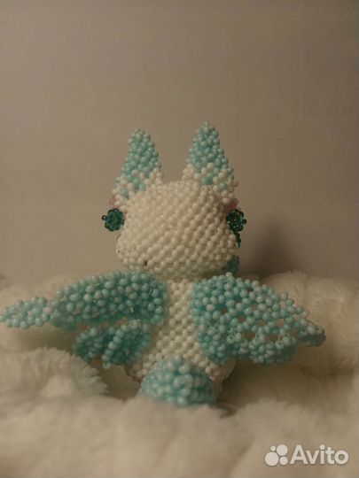 Амигуруми из бисера Минто(из стикеров вк)