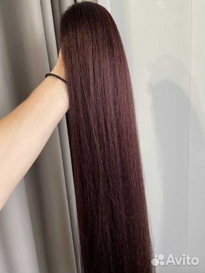 Волосы на резинке шиньон