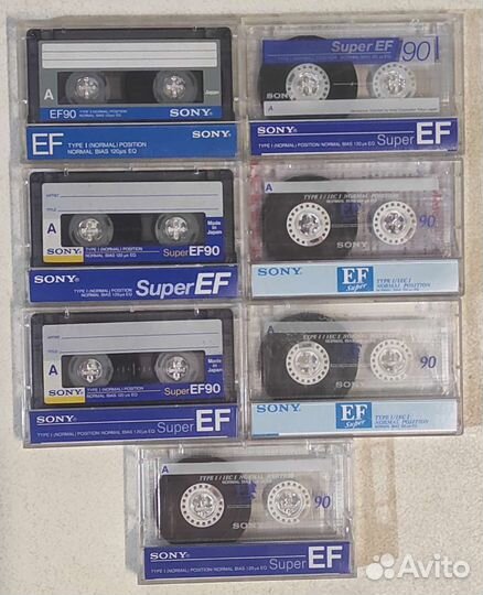 Аудиокассеты Sony и TDK