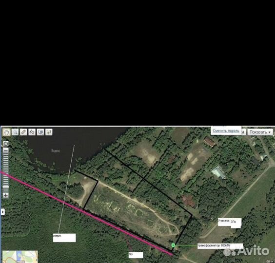 Земмля под базу отдыха