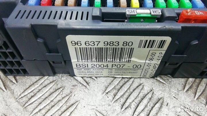 Блок комфорта Peugeot 207