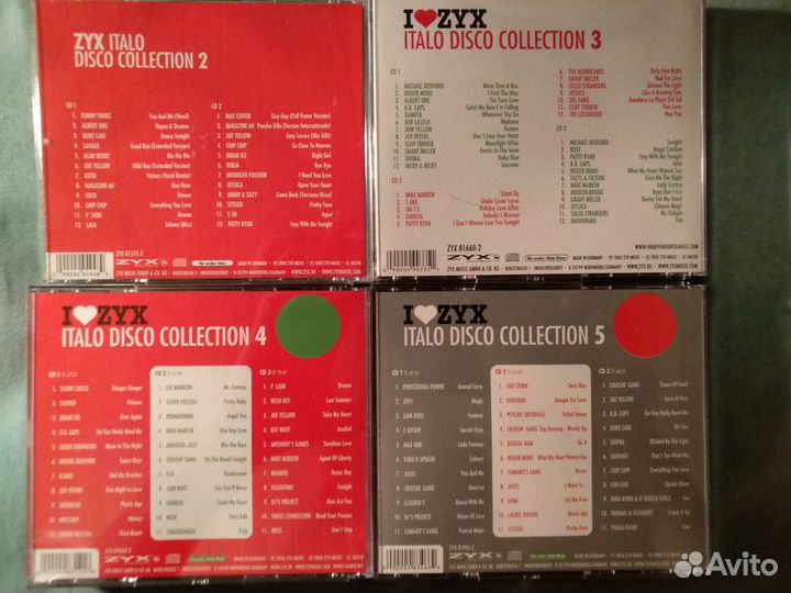 Кассеты Philips,Sony,TDK (набор 15 шт) Italo-disco