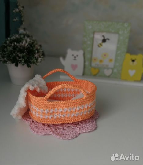 Вязаные игрушки кукла