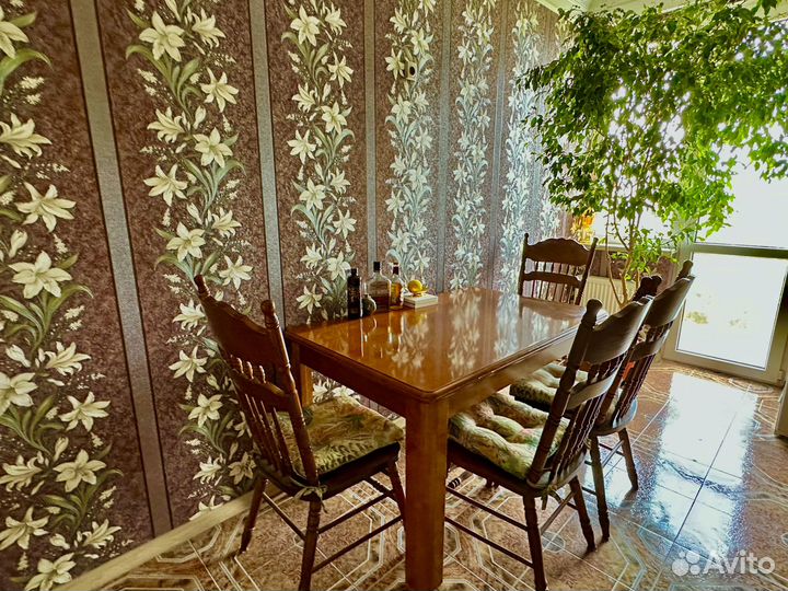 Стол дубовый 120х80 стулья деревянные Малайзия