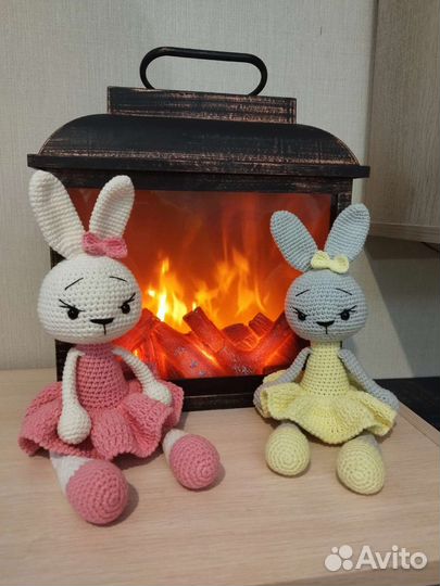 Зайчик, игрушка hand made