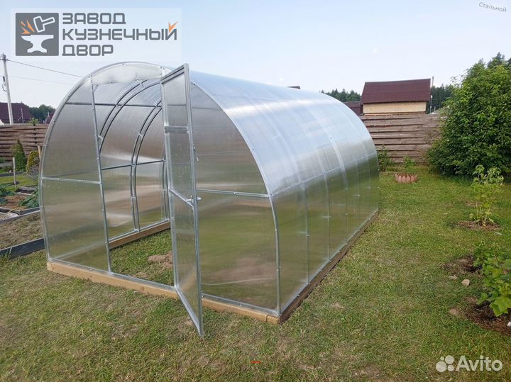 Теплица 3х6 метраТеплица Богатырь с двойной дугой