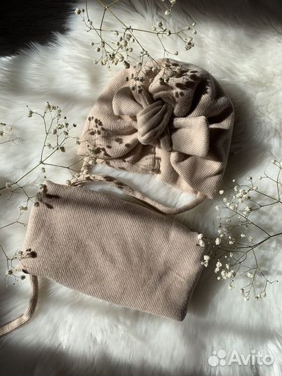 Шапка и снуд для девочки