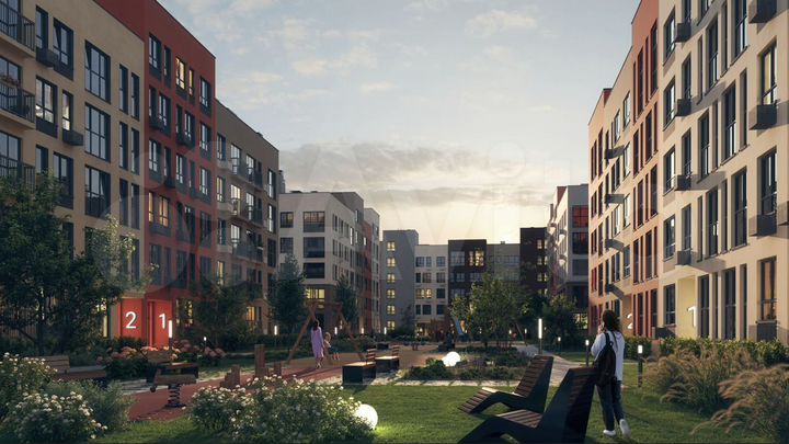 3-к. квартира, 73,4 м², 3/5 эт.