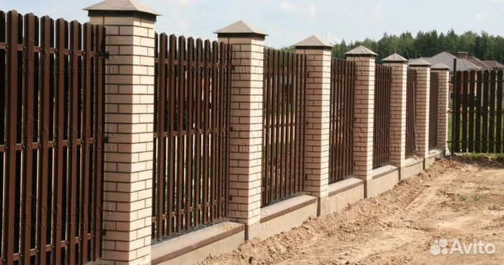 Забор металлический профессионально качественно