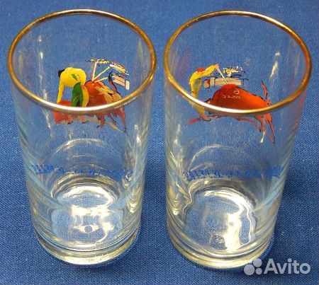 Стопки стеклянные