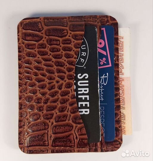 Картхолдер из натуральной кожи