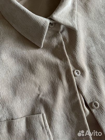 Вельветовая рубашка zara