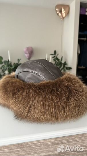 Шапка норковая боярка