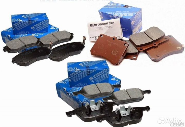 Колодки тормозные барабанные, задние