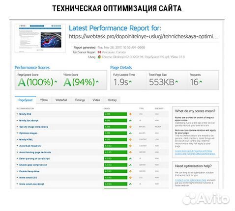 Создание, поддержка и доработка сайтов