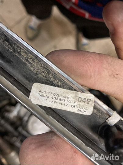 Молдинг крыши над дверьми Audi A6 C7 седан 2012 го