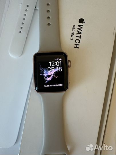 Часы apple watch 3 38 mm