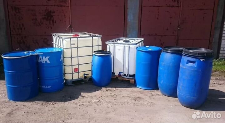 Бочка пластиковая 40 - 250 литров