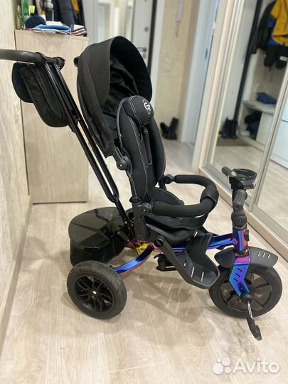 Велосипед коляска с ручкой