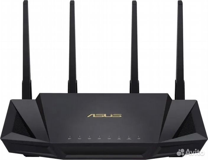 Wi-Fi роутер asus RT-AX58U, AX3000, черный