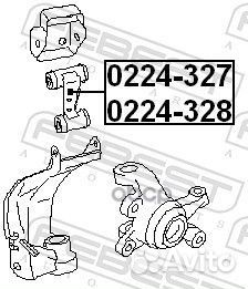 Рычаг nissan primera P10/P11 пер.подв.верх.лев