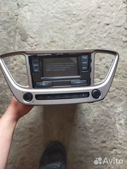 Штатная магнитола Солярис 2