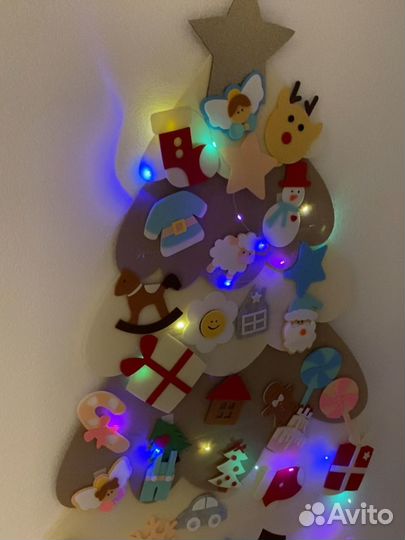 Ёлка новогодняя из фетра