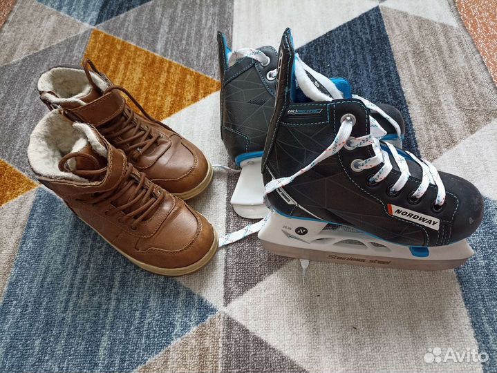 Коньки, ботинки