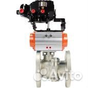 Кран шаровой DN.ru кшфп.316.200 Ду125 Ру16, полнопроходной фланцевый, нержавеющая сталь SS316, уплот