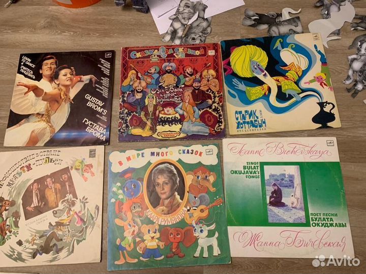 Виниловые пластинки детские и эстрада СССР