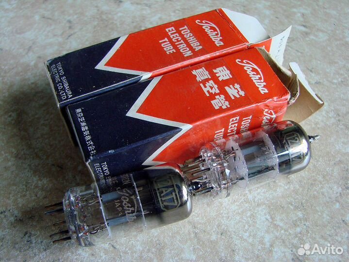 Радиолампы 6SN7, 12AT7, 12AX7 Япония, США