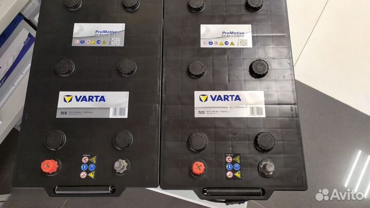 Комплект Аккумулятор 220Ah Varta на Daf man scania