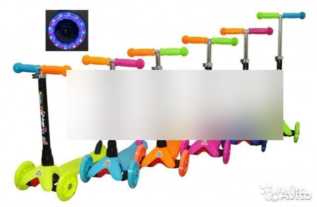 Трехколесный самокат Funny Scoo Fly Luxe