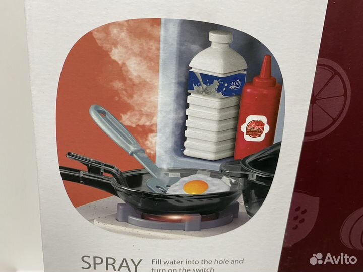 Детская кухня вода,пар,свет,звук 72,5х34,5х33 см