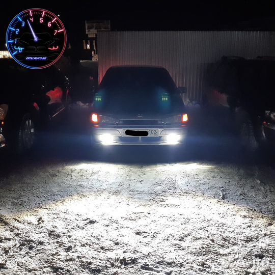 LED птф 70W на ваз 2110-2114 Туманки