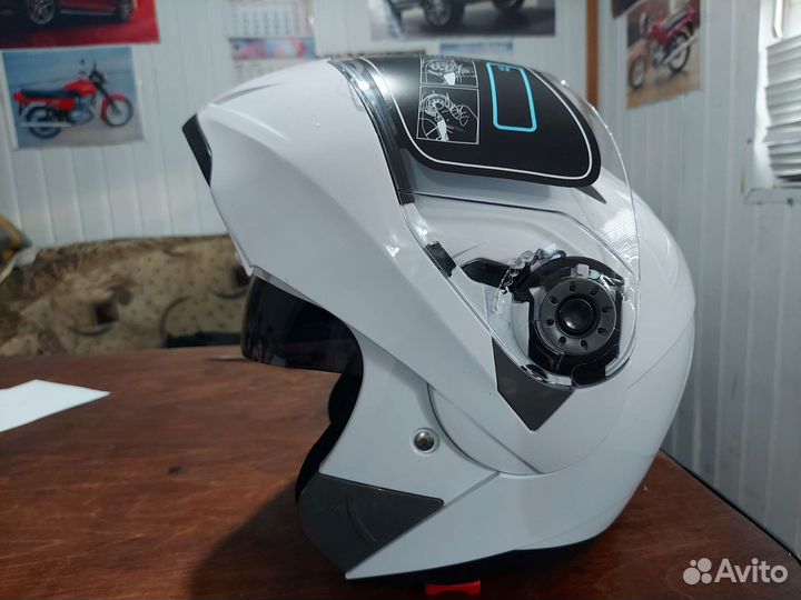 Мотошлем модуляр-105,M,57-58см.XXL