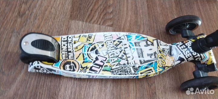 Самокат детский трехколесный складной