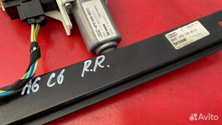 Стеклоподъемник задний правый Audi A6 C6 BDW 2.4