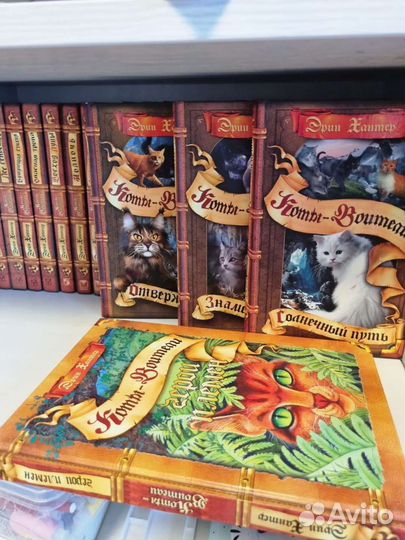 Коты-воители Эрин Хантер (4 книги)