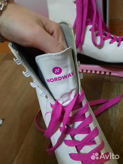 Коньки фигурные nordway bella 40,5