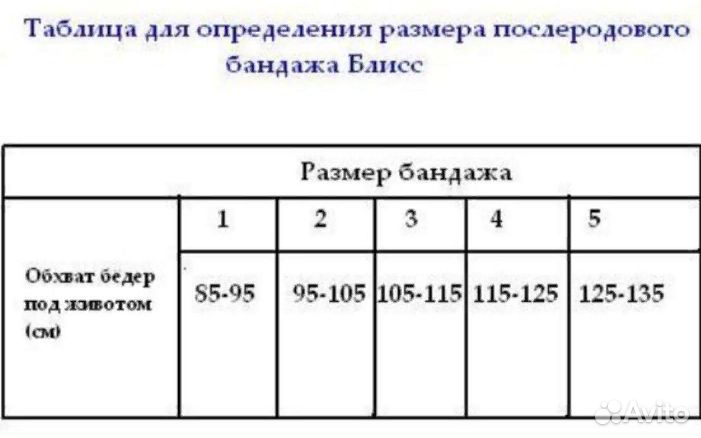 Бандаж послеродовой Bliss размер 2 (100)