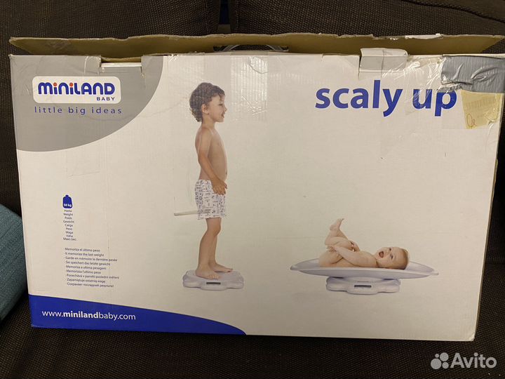 Весы детские miniland scaly up