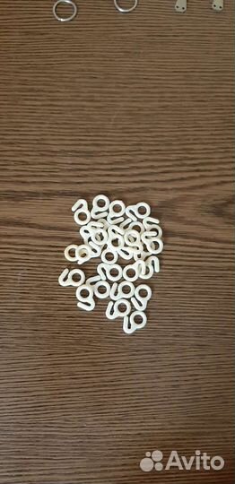 Крючки,кольца для тюли и штор