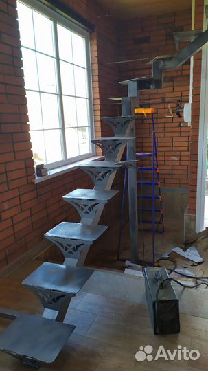 Металлический каркас лестницы, 57 отзывов