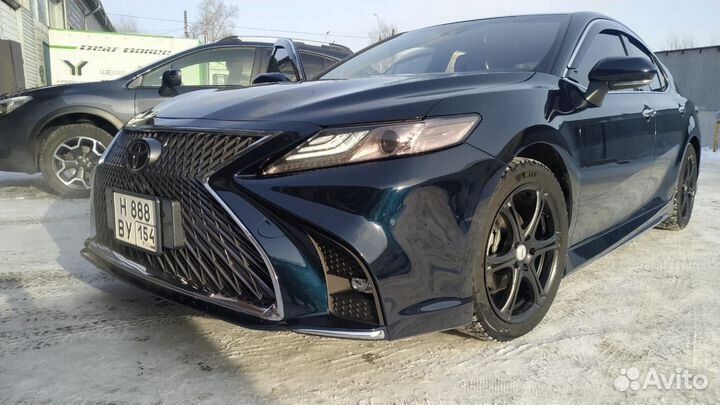 Camry 70 Передний бампер в стиле Lexus D5MX6