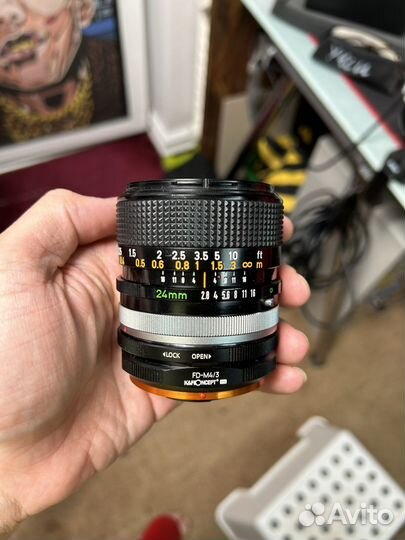 Canon FD 24 mm f / 2.8 S.S.C