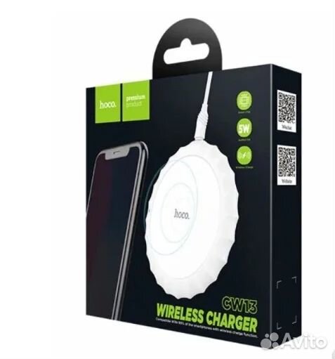 Беспроводная сетевая зарядка Hoco CW13 Sensible