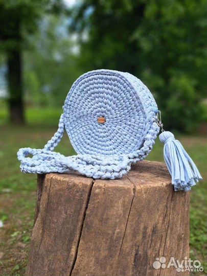 Сумка трикотажная ручной работы