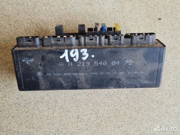 Блок предохранителей mercedes-benz W210