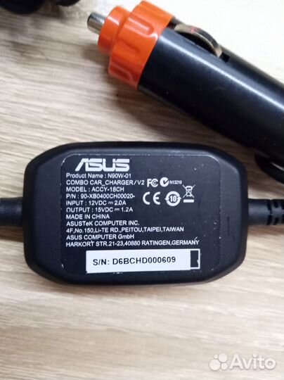 Зарядные устройства для планшета Asus TF300TG